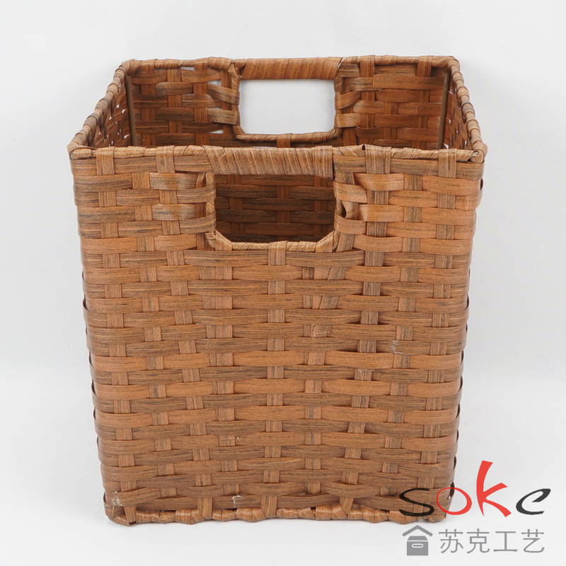 PP Woven Strap Storage Bins with Metal Frame