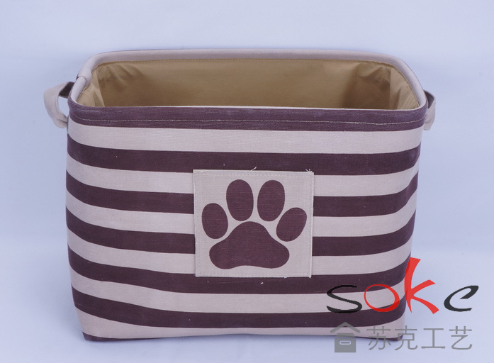 Fabric Soft Pet Storage Basket